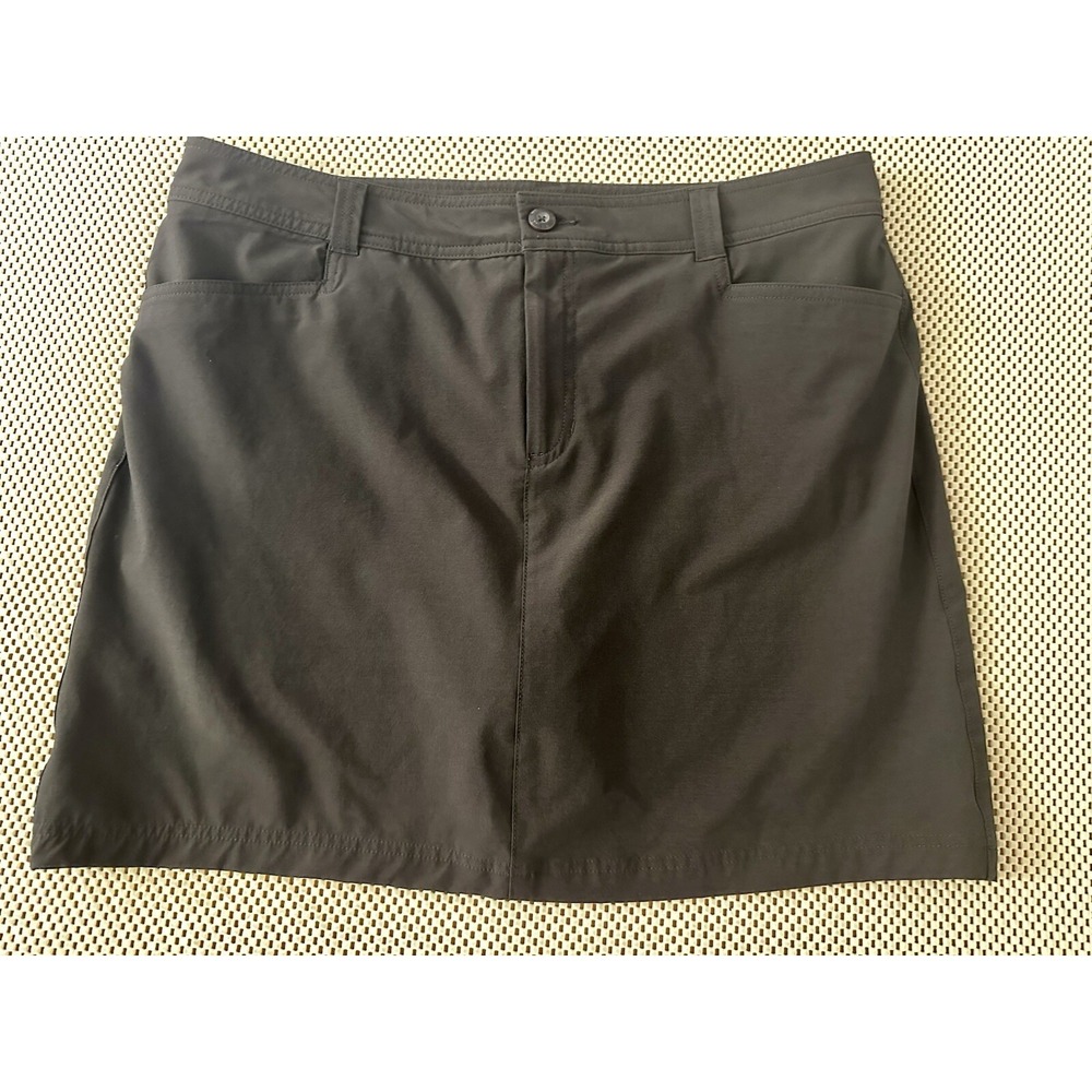 Eddie Bauer Women Adventurer‎ Skort Skirt Sz 14 Moisture Wicking Golf Pickleball
